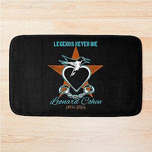 Leonard Cohen Bath Mat