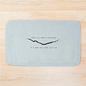 Dr. Who - Leonard Cohen Crack   Bath Mat