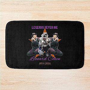 Leonard Cohen Bath Mat