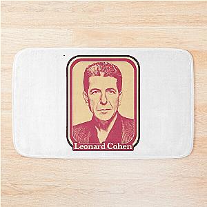 Leonard Cohen Bath Mat