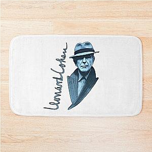 Leonard Cohen Bath Mat