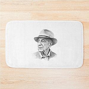 LEONARD COHEN ILLUSTRATION Bath Mat