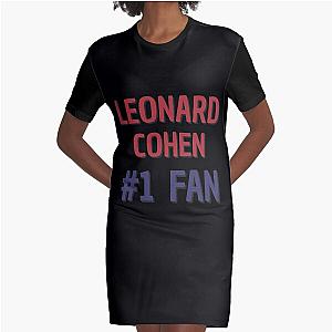 Leonard Cohen 1 Fan Graphic T-Shirt Dress