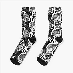 Leonard Cohen portrait Socks