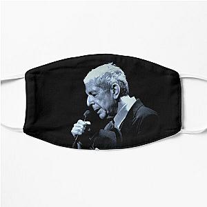 Leonard Cohen Portrait Flat Mask