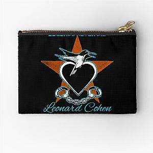 Leonard Cohen Zipper Pouch