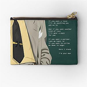 I'm Your Man Leonard Cohen Minimalist Art Zipper Pouch