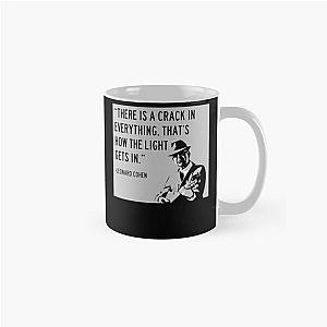 Leonard Cohen There Is A Crack In Everything Classic Mug