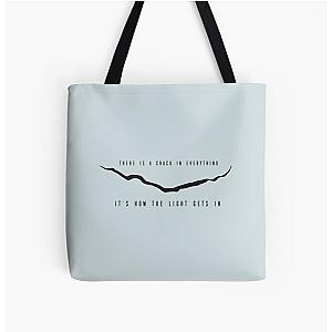 Dr. Who - Leonard Cohen Crack   All Over Print Tote Bag