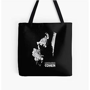 Leonard Cohen Singer Leonard Cohen  Leonard Cohen Tee All Over Print Tote Bag