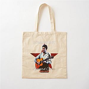 Leonard Cohen Cotton Tote Bag