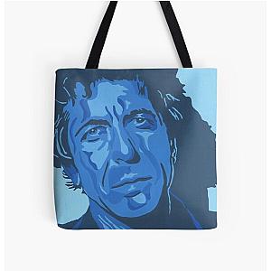 Tribute to Leonard Cohen All Over Print Tote Bag