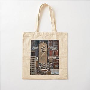 Leonard Cohen Mural Montreal Cotton Tote Bag