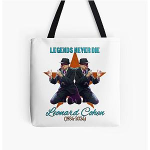 Leonard Cohen All Over Print Tote Bag