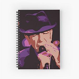 Hallelujah Song - Leonard Cohen Spiral Notebook