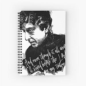 Leonard Cohen Spiral Notebook