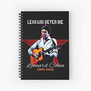 Leonard Cohen Spiral Notebook