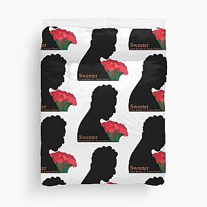 Leon Bridges Silhouette Sweeter Design   Duvet Cover