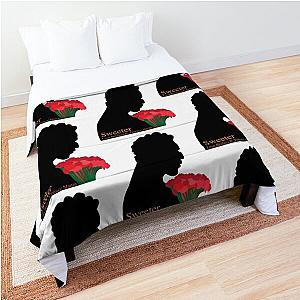 Leon Bridges Silhouette Sweeter Design   Comforter