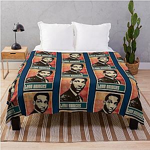 Vintage-leon bridges   Throw Blanket