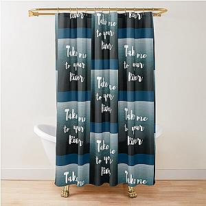 River - Leon bridges Long  Shower Curtain