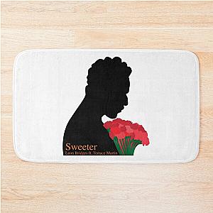 Leon Bridges Silhouette Sweeter Design   Bath Mat