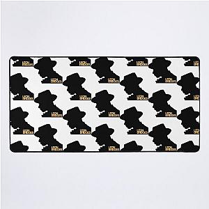 Leon Bridges Silhouette Design    Desk Mat