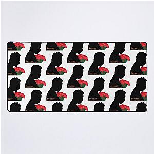 Leon Bridges Silhouette Sweeter Design   Desk Mat