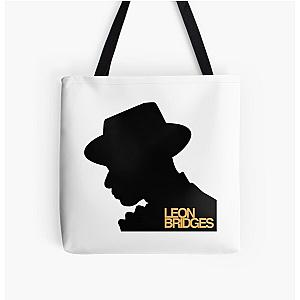 Leon Bridges Silhouette Design    All Over Print Tote Bag