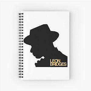 Leon Bridges Silhouette Design    Spiral Notebook