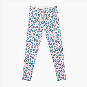 Leopard Print - Peachy Blue Original Leggings RB1602