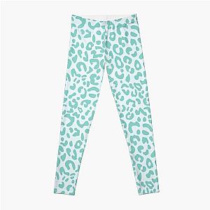 Mint Leopard Print  Leggings RB1602