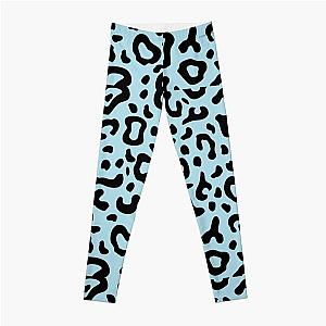 Leopard Print Skin - Light Blue - Design 2 Leggings RB1602