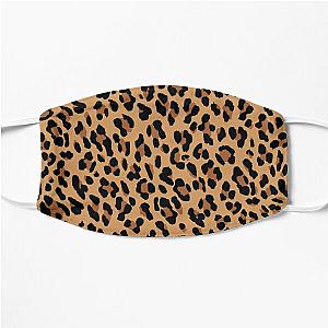 Tan Leopard Print  Flat Mask RB1602