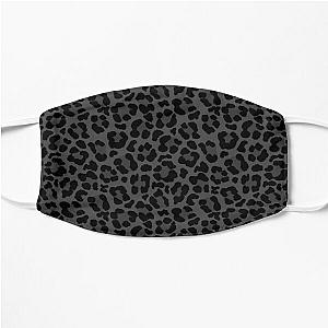 Black Leopard Print Flat Mask RB1602