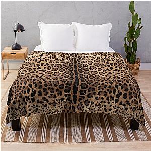 Leopard Print Skin Throw Blanket RB1602