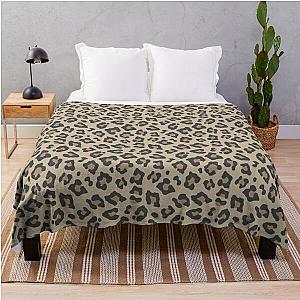 Neutral Leopard Print Throw Blanket RB1602