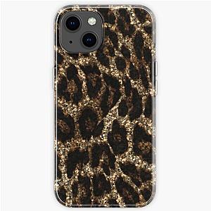 glitter Leopard Print pattern iPhone Soft Case RB1602