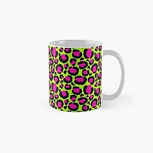 Seamless Neon Green Leopard Pattern With Pink And Green Classic Mug RB1602