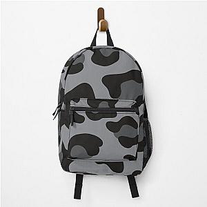 Grey and Black Leopard Print Backpack RB1602