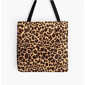 Leopard Print Animal Pattern All Over Print Tote Bag RB1602