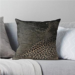 Leopard Print Throw Pillow RB1602