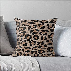 cheetah Leopard Print Throw Pillow RB1602