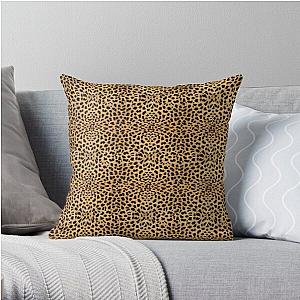 Wild Leopard Print Throw Pillow RB1602