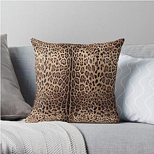 Leopard Print Skin Throw Pillow RB1602