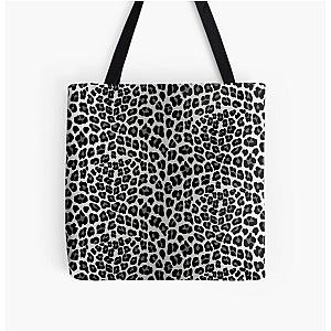 Snow Leopard Print All Over Print Tote Bag RB1602