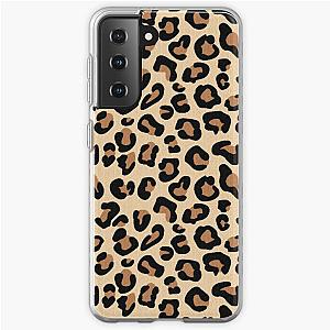 Leopard Print, Black, Brown, Rust and Tan Samsung Galaxy Soft Case RB1602