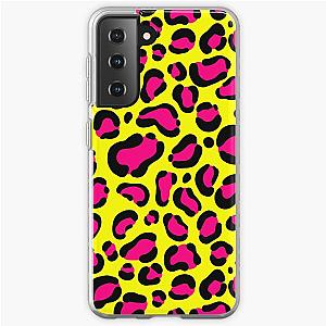 IPhone Phone Cases, Pink Leopard Print Samsung Galaxy Soft Case RB1602