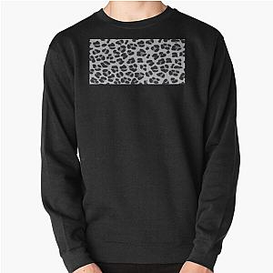 Leopard Print Skin - Black and White - Design 1 Pullover Sweatshirt RB1602