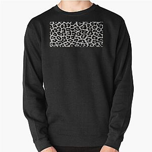 Leopard Print Skin - Black and White - Design 2 Pullover Sweatshirt RB1602